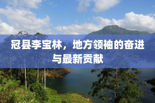 冠縣李寶林，地方領(lǐng)袖的奮進(jìn)與最新貢獻(xiàn)