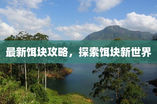 最新餌塊攻略，探索餌塊新世界