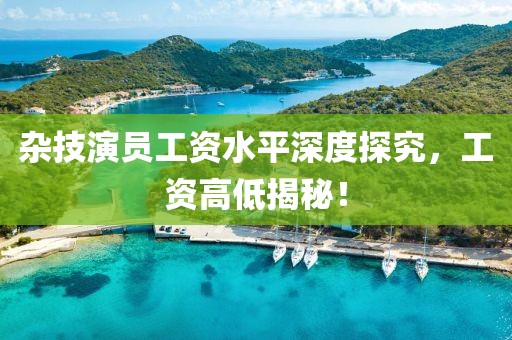 雜技演員工資水平深度探究，工資高低揭秘！