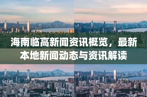 海南臨高新聞資訊概覽，最新本地新聞動(dòng)態(tài)與資訊解讀
