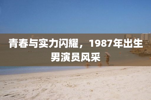 青春與實(shí)力閃耀，1987年出生男演員風(fēng)采